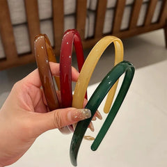 Plastic Translucent Hair Head Hoop Band Headband Women Hairband for girls Non-slip Tooth Hair Bands