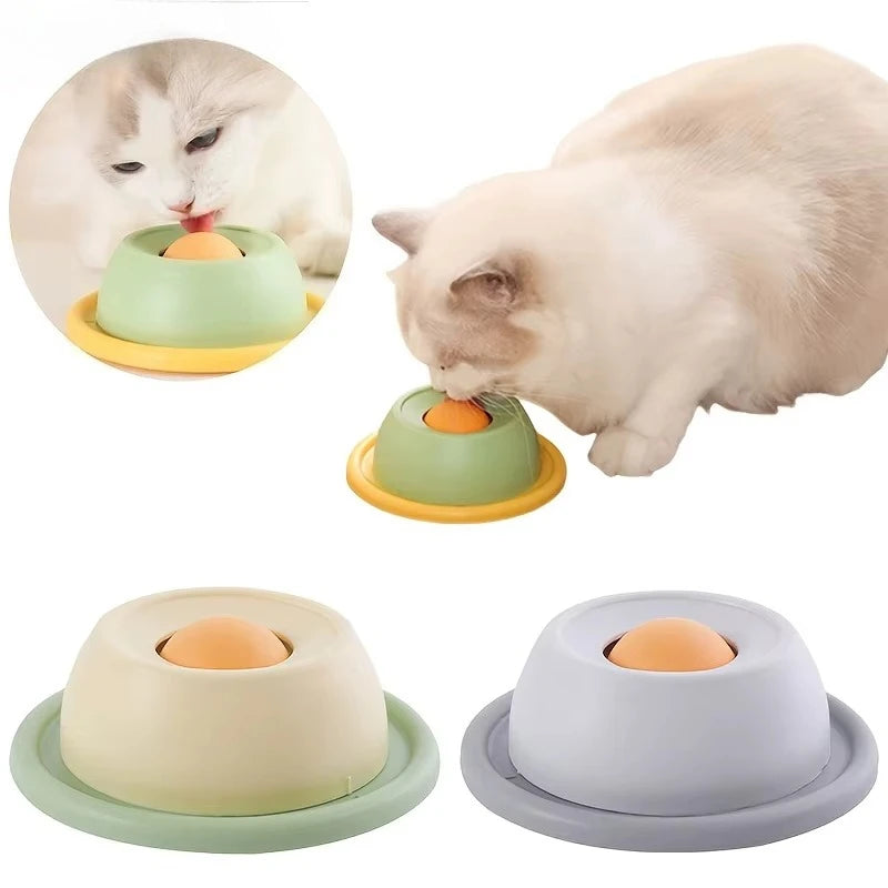 Interactive Pet Cat Licking Food Toys Anti-slip Pet Slow Feeder for Cats Funny Kitten Licking Plate