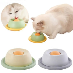 Interactive Pet Cat Licking Food Toys Anti-slip Pet Slow Feeder for Cats Funny Kitten Licking Plate