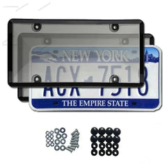 American car license plate frame, universal license plate holder, license plate brack alternate view