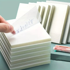 50 Sheets Transparent Sticky Note Pads Waterproof