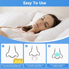 4pcs Anti Snoring Device for Easy Breathing | Natural Sleep Aid Nose Clip close-up view