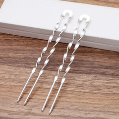 140x2.5mm Big Size Hairpin Jewelry Hair Clip Forks Sticks Barrette for Women Bobby Pin close-up view