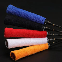 Badminton Racket Long Hair Microfiber Towel Tape Sweat Absorbing Anti-slip Thick Towel close-up view