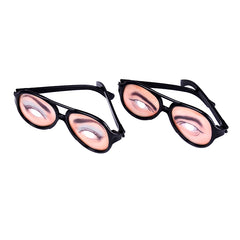 1pc Novelty Glasses Halloween Toy Photo Booth Props Party Funny Glasses Fake Novelty G close-up view