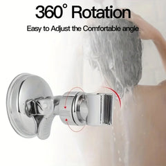 360 ° Adjustable Suction Cup Shower Head Holder, Household Bathroom Suction Cup Rack Bathroom Accessories