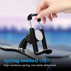 Car Phone Holder Dashboard Mount 360° Rotatable For iPhone Samsung Xiaomi