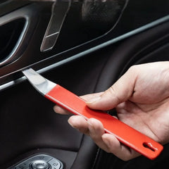 Stainless Steel Car Pry Board Car Trim Removal Level Pry Tools Door Panel Audio Termin close-up view