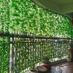 4/10M Artificial Plant Green Ivy Leaf Garland alternate view
