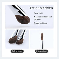 Facial Contour Makeup Brush Soft head blush Highlight Korean cosmetics female facial b close-up view