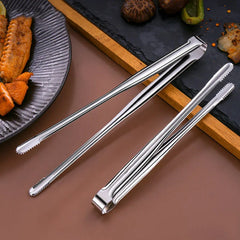 Steel Grill Tongs Food Clip Steak Clip Bread Tong Cooking Utensils Party Non-Slip Kit alternate view