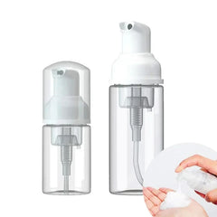 1/2pcs Foam Dispenser Pump Bottles 30/60ml Small Plastic Mini Empty Soap Refillable Bottle Travel Cl