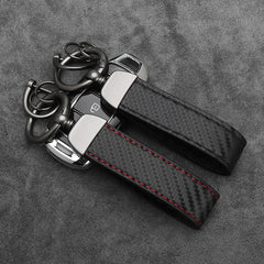 Carbon Fiber Car Key Chain Buckle Key Ring