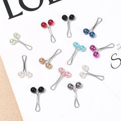 36/24/12/6PCS Pearls Pins Muslim Women Shawl Scarf Clips Lady Scarves Hijab For Women Pearl Brooch Pin Multicolor Hijab Clips