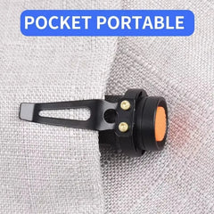 UV LED Flashlight Portable Blacklight | 365/395nm Dual Wavelength Pet Urine Detector close-up view