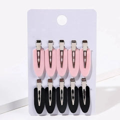10pcs/set Women Hair Clips Side Bangs Fix FringeBarrette Makeup Tools Female Ladies Girls HeadwearHa
