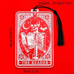 1pc Gothic-Style Acrylic Reading Bookmark, Suitable for Both Men and Women, Personaliz close-up view
