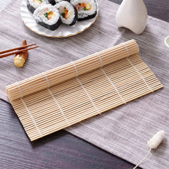1Pcs Sushi Curtain Rolling Mat Sushi Spoon DIY Onigiri Rice Roller Kitchen Gadgets Cooking Accessori
