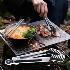 Silicone Food Tongs | Non Stick Cooking Serving Tongs for BBQ Salad and Pasta close-up view