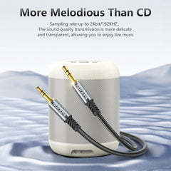 SUNKANDI 3.5mm Aux Cord, 3.5mm Male to Male Stereo Audio Cable for Car,Headphones,Sma alternate view