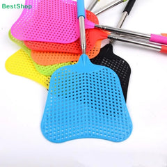 Retractable Fly Swatter | Adjustable Length Pest Control Tool close-up view