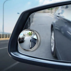 2Pcs Round Convex Blind Spot Mirror Wide-Angle Glass Rearview Mirror detail view
