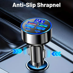 Black Car Charger Adapter USB Car Plug