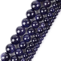 A++ Natural Golden Sandstone & Blue Sandstone & Green Sandstone Loose Beads for Jewelr close-up view