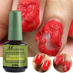 Misscheering 15ml Magic Fast Nail Gel Polish Remover Clean UV Soak Off Semi Permanent Varnish Nail A