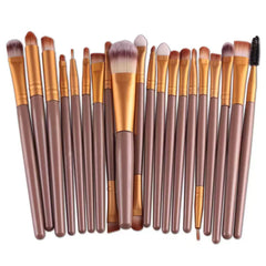 20-Piece Eye Makeup Brush Set | Complete Eye Shadow & Eyeliner Tools detail view