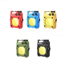 SMILING SHARK Flashlight Magnetic Clothe Clip Running Light | Outdoor Strong LED Camping Lantern wit