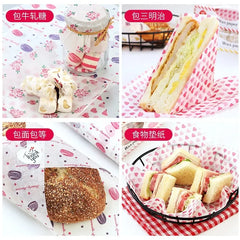 50Pcs Food Grade Wax Paper Wrap | Non-Stick Greaseproof Kitchen Paper for Sandwiches Bur detail view