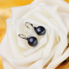 Dainashi Freshwater Pearl Earrings | 925 Sterling Silver Drop Earrings for Women alternate view