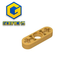Gobricks GDS-689 Technical Liftarm Thin 1 x 3 | Building Block with Axle Holes Compatible with Lego