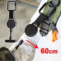 Retractable Anti-Theft Phone Holder Smartphone Safety Lanyard Stra with Carabiner Ant alternate view