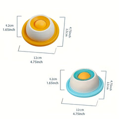 Pet Lick Mat Yogurt Licking Plate Slow Feeder for Dogs & Cats - Interactive Snack Bowl, detail view