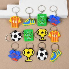 Soccer Party Bracelets Keychain Pin Ball Maze Game Toys Football Theme Kids Birthday Par detail view