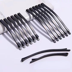 10Pcs/set Matte Black Bobby Pins Hairpins for Women Girls Straight Hairgrip Barrette Hair Clip Headw