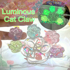 Luminous Cat Paw Hamster Squishy Squeeze Toy Stress Relief Party Antistress Rising Toys For Adult Ki