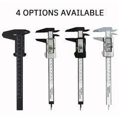 Digital Plastic Vernier Caliper | 0-150mm LCD Display Measuring Tool detail view