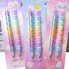 Bear Non Sharpening Mechanical Pencil Student Writing Pen School Office