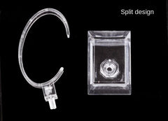 Transparent Watch Display Rack | C-Ring Counter Display for Bracelets detail view