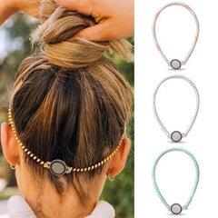 Elastic Fashion Telephone Line Hair Band Rope Headband Women Girls Sport Versatile Sc alternate view