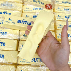 Butter Stick Squishy Toy Slow Rising Squeeze Toy Butter Bar Brick Squishy Fidget Toy A close-up view