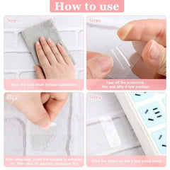 Tape Nano Reusable Super Strong Transparent Wall Stickers WaterProof Widely Used Wall Mo detail view
