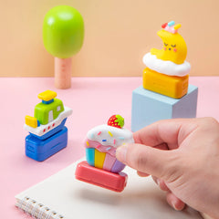 Custom Creative Cartoon Name Stamps | Personalized Seals for School Uniforms and Signatu detail view
