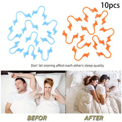 10Pcs Silicone Nose Dilator for Snoring | Anti Snoring Nasal Clip Set