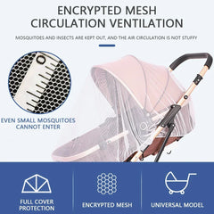 Mosquito Net for Baby Stroller | Summer Insect Shield for Pushchair Cart alternate view