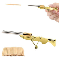 Mini Toothpick Gun | Metal Shooting Toy for Fun and Decompression alternate view