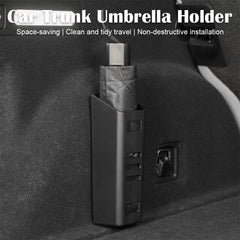 Car Umbrella Storage Box Organizer Waterproof Plastic close-up view
